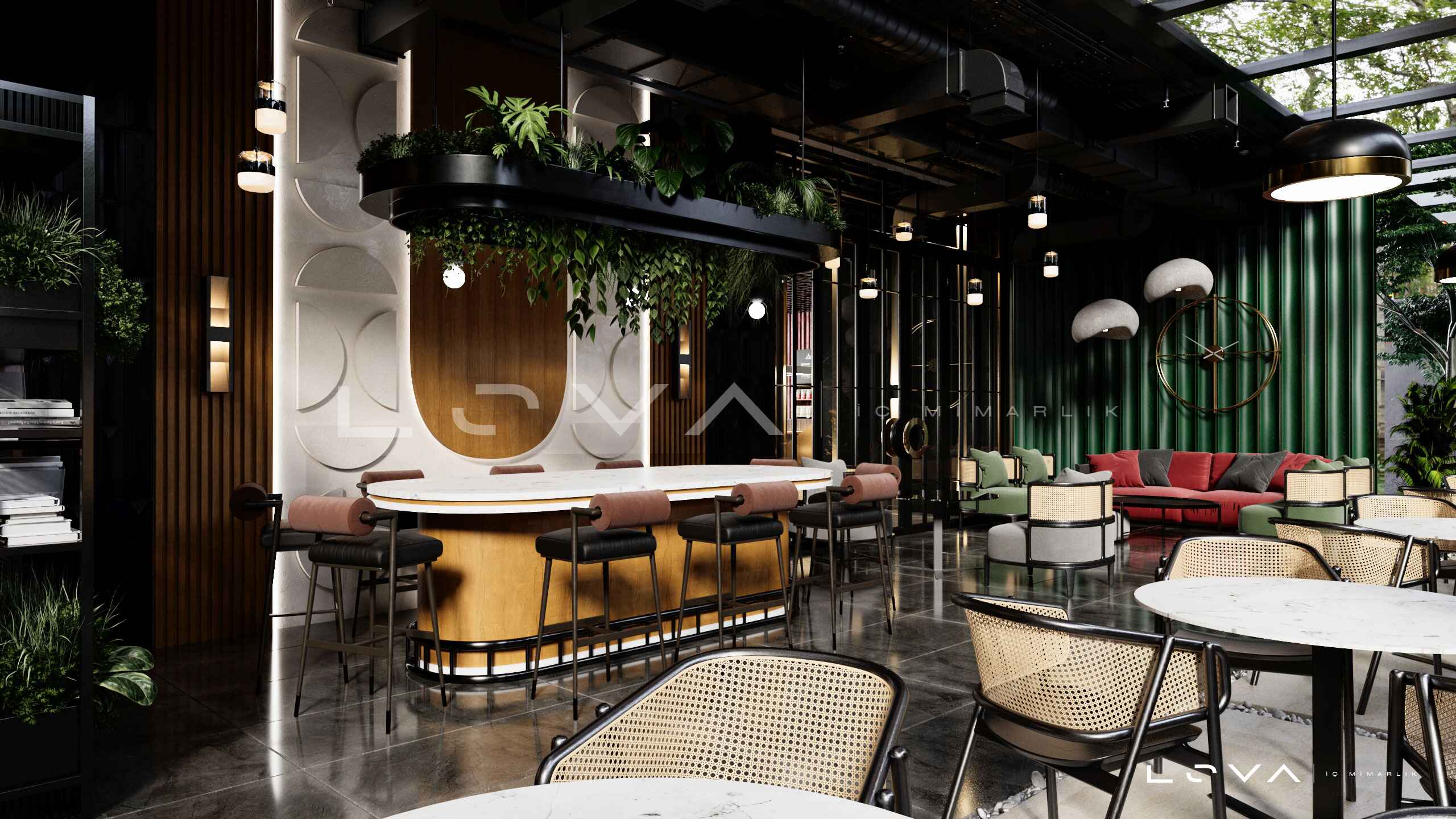 Coffee Bistro Kafe Tasarımı